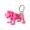 Red, variant on 3D Printed Articulated Skeleton Dog Keychain Flexible Canine Figure Backpack Charm for Gothic Keyrings and Hanging Decorations Red