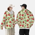 thumbnail image 4 of Fotbe Strawberry Floral Chaqueta con Protección Solar UPF 50+ para Hombre y Mujer, Camisa con Capucha y Bolsillos-XX-Large, 4 of 7