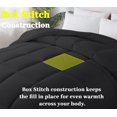 thumbnail image 2 of FLUFFAURORA Black All-Season Down Alternative Comforter, Box Stitched Down Alternative comforter for all age groups，King size，102×90inch, 2 of 6