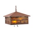 thumbnail image 5 of Meyda Tiffany 118536 20" Square Loon On The Lake Pendant - Orange, 5 of 5