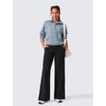 thumbnail image 5 of Pantalones de yoga CRZ YOGA Butterlift, cintura alta, pierna ancha, negros, XL, 5 of 5