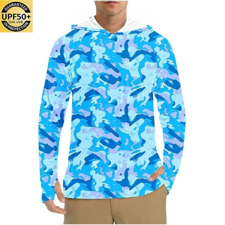 Awdenio Men s Shirts Long Sleeve UPF 50+ UV Protection Fishing Shirt Lightweight Quick Dry Athletic with Thumbholes