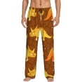 thumbnail image 1 of Balery Dinosaurs and Leaves Pantalones de pijama para hombre, pijama ultraligero, pantalón de descanso-Medium, 1 of 6
