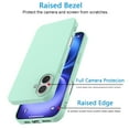 thumbnail image 3 of For Apple iphone 17 Case, Liquid Silicone Cell Phone Case for iphone 17, Ebizware Shockproof Full-Body Protective Rugged Rubber Ultra Slim Cover with Microfiber Lining - Mint, 3 of 9