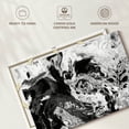 thumbnail image 6 of Elephant Stock Monochromatic Abstract Wall Art - Horizontal Canvas Wall Art - Living Room Wall Decor - Abstract Canvas - Gray And Black Decor - 45" x 30", 6 of 8