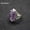 Amethyst, variant on Crystal Quartz Stone Chakra Finger Ring Open Adjustable Healing Reiki Gift 1PC-Gold Sandstone