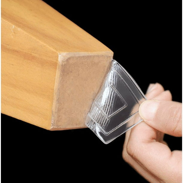 Tapas cuadradas para patas de silla de 16 piezas, deslizadores de silicona para sillas, deslizadores redondos y cuadrados para sillas, almohadilla antideslizante de silicona para patas de muebles, si
