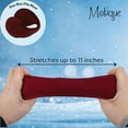 thumbnail image 5 of Motique Accessories Adjustable Ear Warmers Men Women Solid Polar Fleece Folding Winter Earmuff-Red, 5 of 5