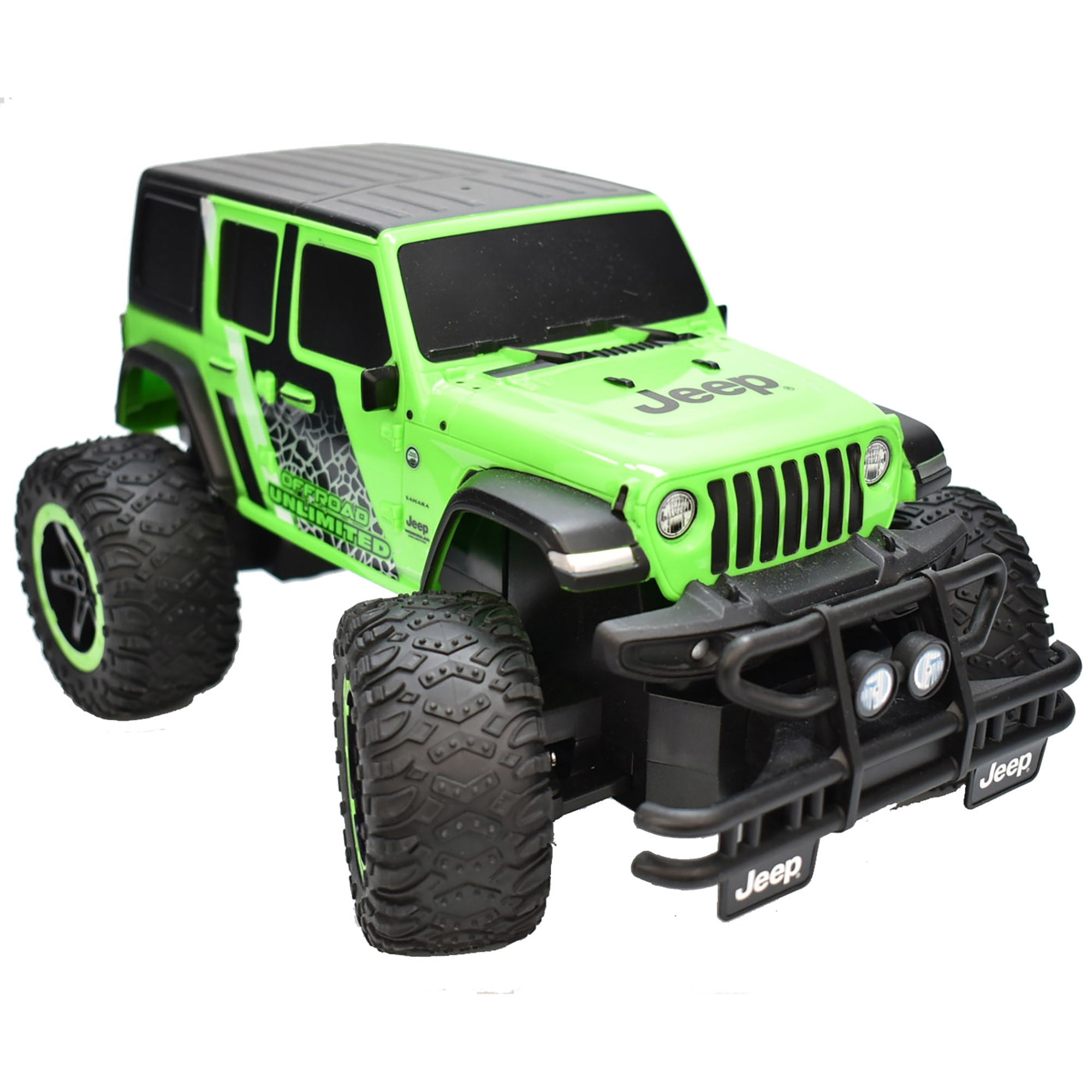 Taiyo: Jeep Wrangler Sahara Unlimited 1:16 Scale R/C Vehicle in Green