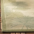 thumbnail image 4 of Safavieh Courtyard Martin Botanical Indoor/Outdoor Area Rug, Cream/Green, 5'3" x 7'7", 4 of 9