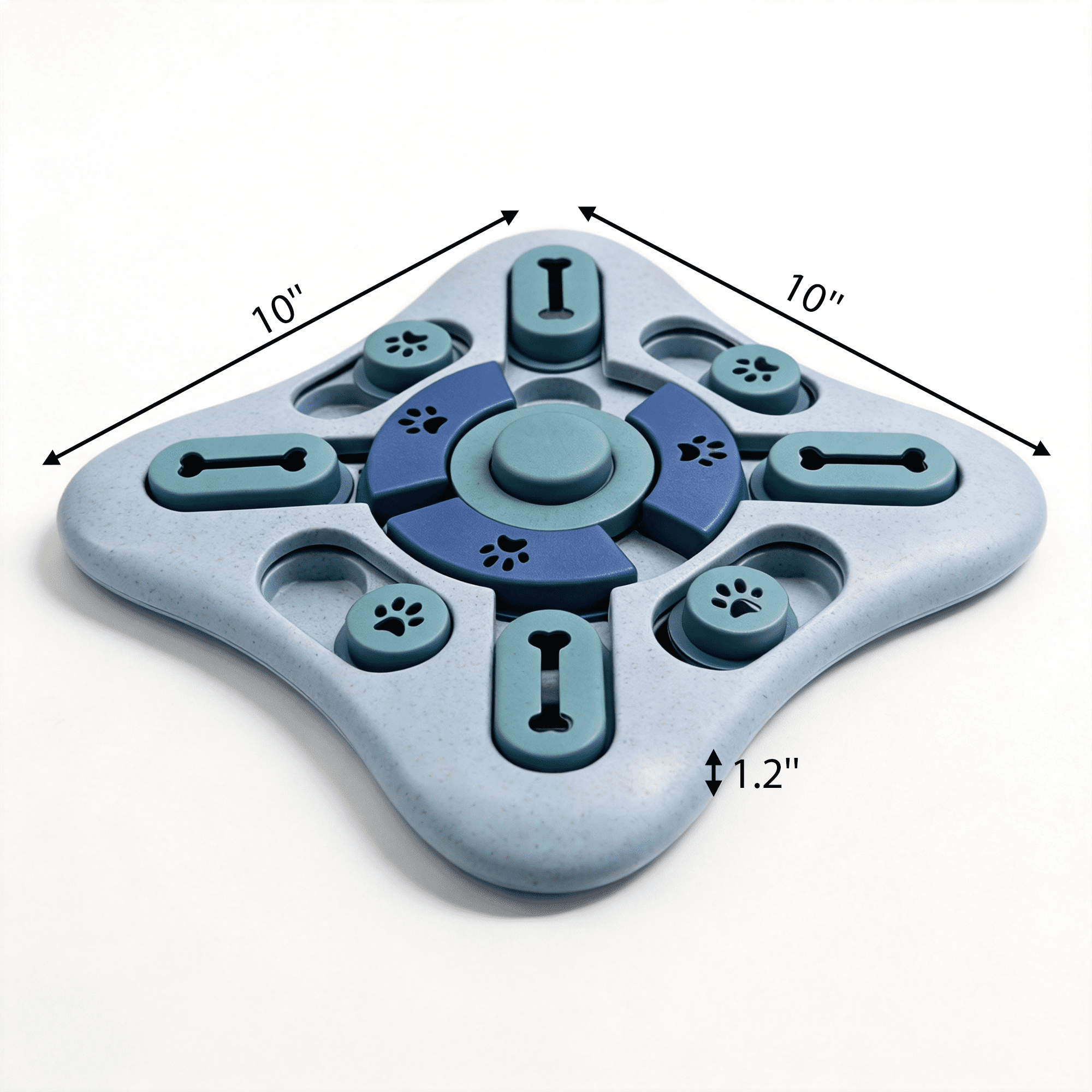 GARITIN Dog Puzzle Toys, Interactive Treat Dispensing Toy for IQ Training and Brain Stimulation, Mentally Stimulating Enrichment Puzzle Gift for Puppies, Dogs, Cats