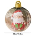 thumbnail image 2 of Blueek Pvc Inflatable 24 Inch Christmas Balls Decoration, Decorative Party Ambience Balls Patio Decor for Home Party Supplies, 2 of 6