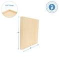 thumbnail image 4 of Square Wood Canvas 8 x 8 x 3/4 inch, Pack of 32 Unfinished Wood Frames, Blank Wood Signs for Crafts & Home Decor, by Woodpeckers, 4 of 7