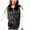 Black, variant on Women's Quilted Vest Fall Winter Collar Sleeveless Padded Jacket with Pocket Warm Lightweight Layering Piece White