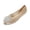 Gold, variant on Womens Jelly Sandals, White Jelly Shoes Glitter Flats for Women, Slip On Summer Ballet Flat Transparent Layered Lines Bird Nest Soft Hollow Out Loafers 37