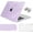 Light Purple, variant on MOSISO Compatible with MacBook Air 13 inch Case 2025 2024 2023 2022 M4 A3240 M3 A3113 M2 A2681, Glitter Sparkly Hard Shell&Keyboard Skin&Screen Film&Type C for MacBook Air 13.6 inch Case