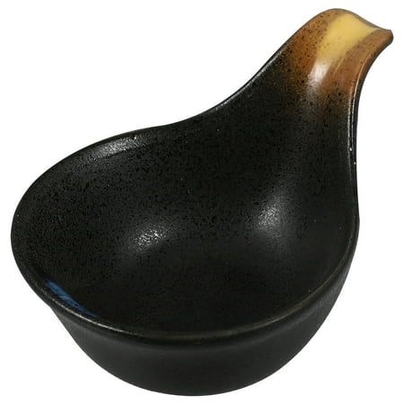 

Fish Shape Seasoning Dish Creative Snack Bowl Ceramic Snack Plate Ceramic Seasoning Holder Ceramic Seasoning Bowl1 Pc Household Small Dipping Saucer Exquisite Ceramic Bowl With Handle for Table