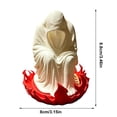 thumbnail image 5 of Fmbmuo Halloween Pumpkin Light Decoration Skeleton Ghost Led Light Up Orange Resin Figurine for Spooky House Tabletop Tiered Tray Party, 5 of 5