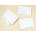 thumbnail image 6 of Unique Bargains 2 Stackable PU Leather Jewelry Boxes Organizer Tray with Removable Divider White Flat Tray, 6 of 6