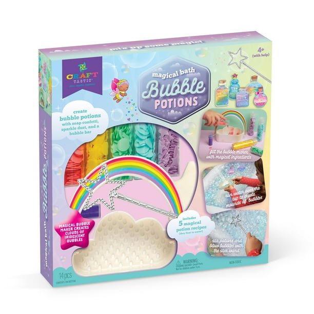 Pociones de burbujas de baño, juguete Craft-Tastic para niños mayores de 4 años