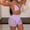 Purple, variant on Gift for Girls Ofreoo Bathing Suit for Women Colorblock Two Piece Bikini Swimsuit String Tie Side Bathing Suit