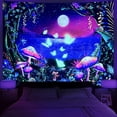 thumbnail image 2 of Skeleton Butterfly Tapestry Pink Skull Hippie Mushroom Plants Tapestry for Bedroom Moon phase Aesthetic Tapestries Wall Hanging for Living Room Dorm, 2 of 6