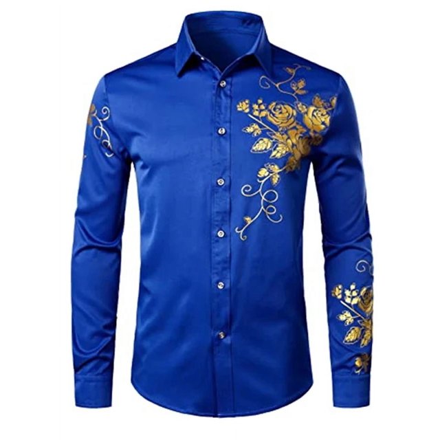Nueva camisa informal de moda con botones para hombre, camisa estampada, camisa de calle para exteriores, nuevo diseño, estampado de manga corta
