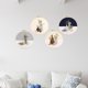 thumbnail image 4 of Kit de con patrones de flores Kits de con ropa de , aros de , agujas instrucciones, 4 of 6