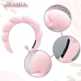 thumbnail image 2 of LIURUIJIA Mini and Spa Headbands For Women Sponge & Terry Towel Cloth Fabric Makeup Headband Face Washing Makeup Removal Shower Facial Mask Versed Headband Cute Head Band For Skincare (A), 2 of 6