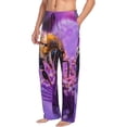 thumbnail image 6 of Salouo Closeup Honeybee on Flower Print Pajama Pants for Men, Lounge Pants Elastic Waistband Casual Men's sleepwear Loungewear Sleep Pajama Pant -XX-Large, 6 of 7