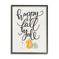 thumbnail image 2 of Stupell Industries Happy Fall Y'all Phrase Pumpkin Trio Autumn Vegetables, 16 x 20,Design by Fearfully Made Creations, 2 of 5