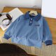 thumbnail image 5 of Odeerbi Camisas de Golf de Chicos y Niñas Con Cuello de Color A Rayas de Manga Larga Uniforme de La Escuela Camisas de Tenis, 5 of 9