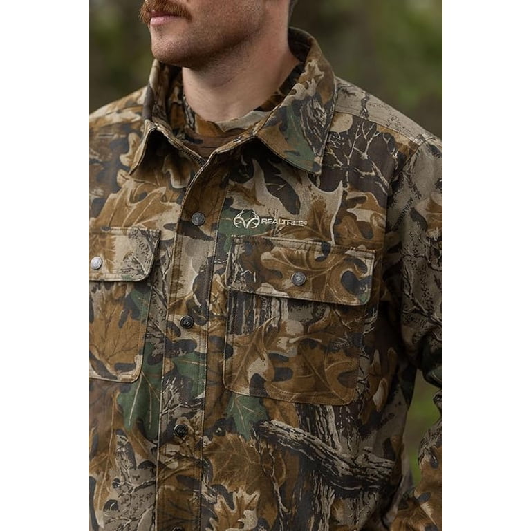 Realtree Men's Camo Farmhand Insulated Canvas Duck Work Hunting Realtree Men's Camo Farmhand Insulated Canvas Duck Work Hunting