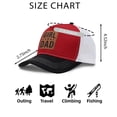 thumbnail image 4 of Gorra Trucker Negro con Parche de Cuero - Regalo de Hija para Papá, 4 of 4