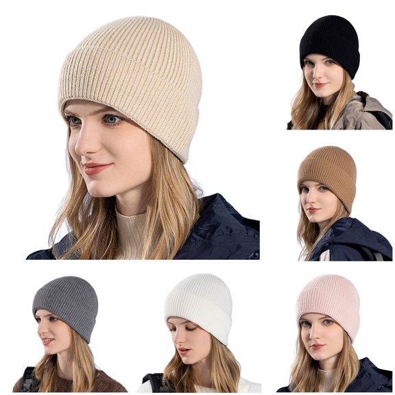 Hauaitttt Women Thick Winter Hats Warm Sock Hats Knitted Hats Big Head Scarf Boys Scarf Earmuff Set Women Scarf Hat Set for Girls Scarf Hat Set Men Hat Scarf Scarf Women Hat Scarf Set Hat Scarf Set