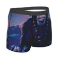 thumbnail image 4 of Uemuo Starry Sky Meditating Chimpanzees Pattern Men's Boxer Briefs,Trunk Anti-Chafing,Comfortable, Durable, and Stylish Underwear-Small, 4 of 9