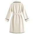 thumbnail image 5 of Long Blend Coat With Belt Warm Winter Trench Overcoat For Ladies Fashion Double Lapel Outerwear Jacket winter clothing for women, 5 of 5