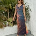 thumbnail image 3 of Mermaid Fish Scales King Size Sleeveless Dress Dresses Summer Women Dresses Clothing Woman Dresses Dress, 3 of 7