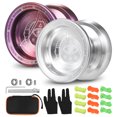thumbnail image 1 of LESHARE YOYO Ball,Unresponsive Competitive Responsive 2pcs Yoyo Alloy Yoyo Ball Yoko Aluminum Responsive Unresponsive Competitive Yo-yo Ball Alloy Set Aluminum Alloy 2pcs Yoyo AluminumWith 2pcs, 1 of 6