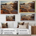 thumbnail image 4 of Designart "A Mesmerizing Golden Sands wall art III" Landscapes Floater Framed Wall Art Living Room, 4 of 7