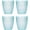 Light Blue, variant on 7oz Acrylic Drinking Glasses, 4Pcs Reusable Tumblers Drinkware Unbreakable Water Glasses Cups Stackable & Dishwasher Safe for Home Outdoors Restaurant, Emerald