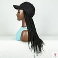 thumbnail image 5 of Synthetic Twist Braid Extensions with Baseball Cap. Machine Made Braided Hair Extensions, Passion Twists, 5 of 8