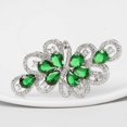 thumbnail image 2 of SZTXJ Cubic Zirconia Crystal Rhinestone Wedding Brooch Bridal Jewelry For Women, 2 of 4