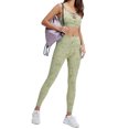 thumbnail image 1 of Women's Push Up Shockproof Bra Pants Naked Tie Dye Yoga Sports Suit Fitness Wear WERSEON Modelo, 1 of 6