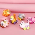 thumbnail image 3 of Tongliya Clockwork Toys Collection Giraffe Car Piggy Octopus Panda Dinosaur Animal Winding Chain Baby Toys (Random Color) Puppy Racing (Single), 3 of 13