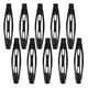 thumbnail image 5 of 10pcs pinzas para el cabello negras niños lindo diseño pasadores niñas broches de metal broche de presión, 5 of 6