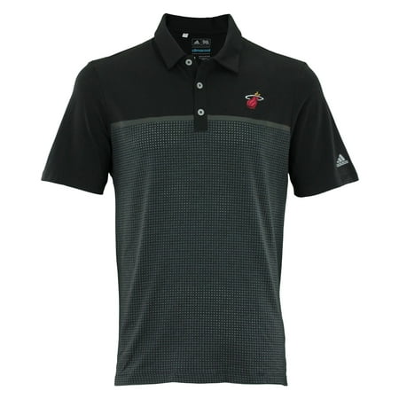 Miami Heat Mens Jerseys - Adidas NBA Men's Miami Heat Aeroknit Jersey Polo