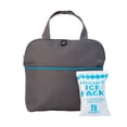 thumbnail image 5 of J.L. Childress Maxi Cool 4 Bottle Cooler, Baby Bottle Bag with Ice Pack, Grey, and Teal, 5 of 9