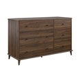 thumbnail image 1 of Commode à 6 tiroirs Farnsworth, Noyer, 1 of 7