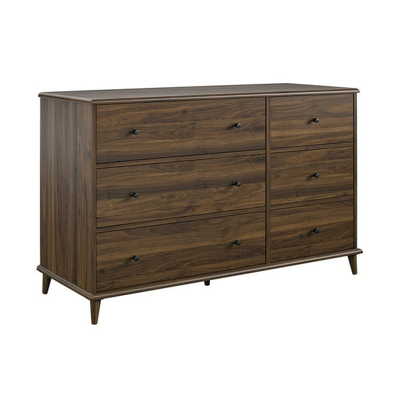 Commode à 6 tiroirs Farnsworth, Noyer